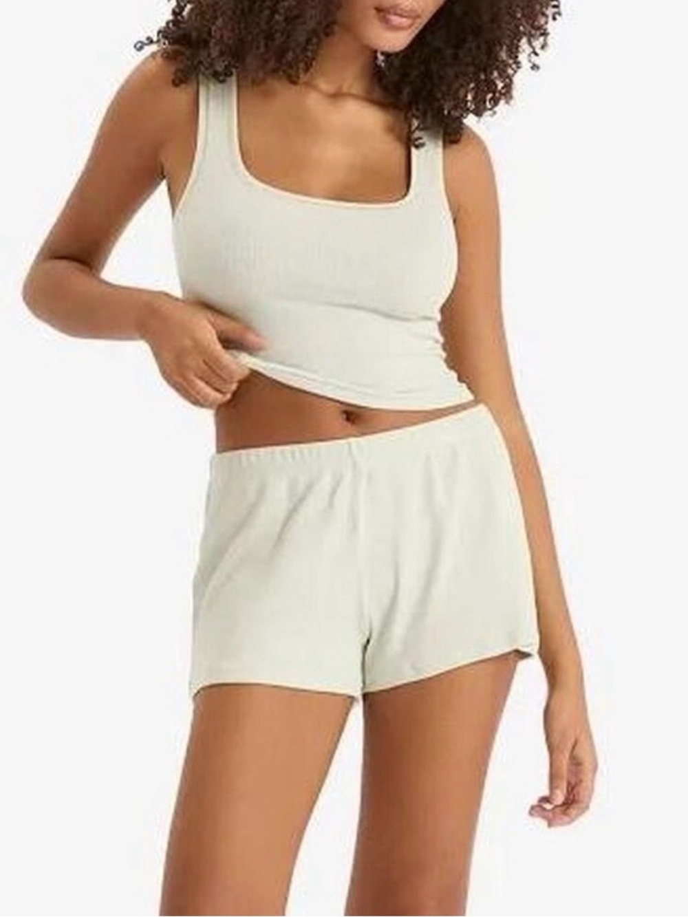 NWT Skims Cotton Rib Loose Short in Spearmint 2X